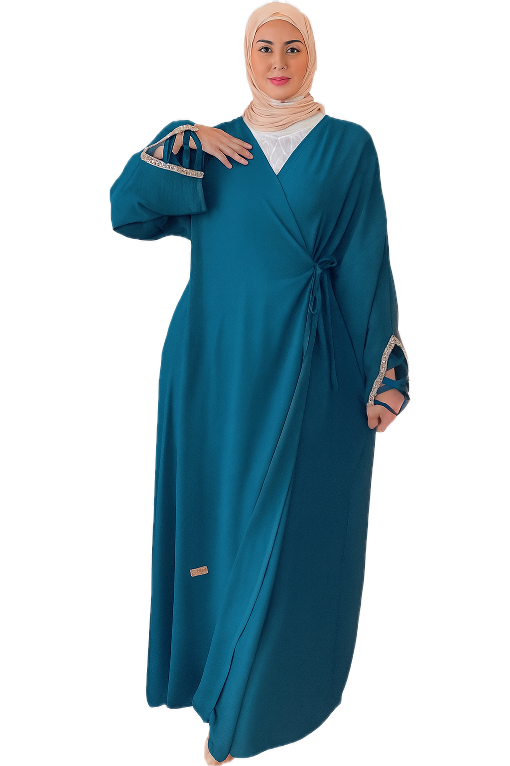 Abaya with an oriental touch